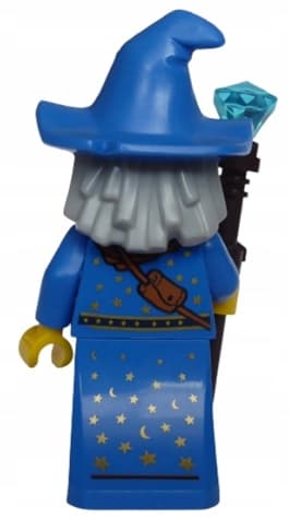 LEGO Castle Wizard Minifigure + Wizard’s Staff