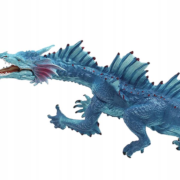 Velociraptor Standing Dinosaur Model Figurine – Early Learning Toy – Blue
