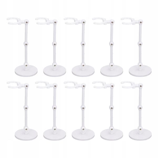 Figurine stand, plastic doll stand for collections