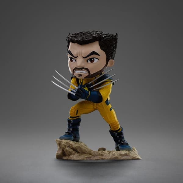Deadpool & Wolverine Mini Co. PVC Wolverine Unmasked figurine, 14 cm
