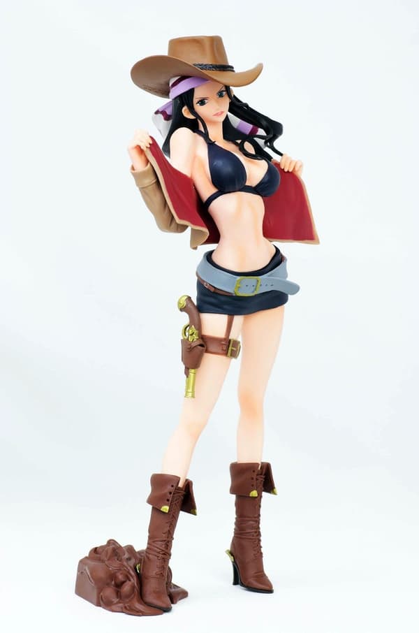 ONE PIECE ANIME FIGURINE: NICO ROBIN FLAG BY BANPRESTO