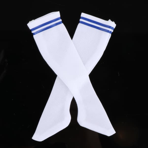 1/6 scale sock accessories – ‘Moda Stylowy Mini Stripe’ blue crew-neck top