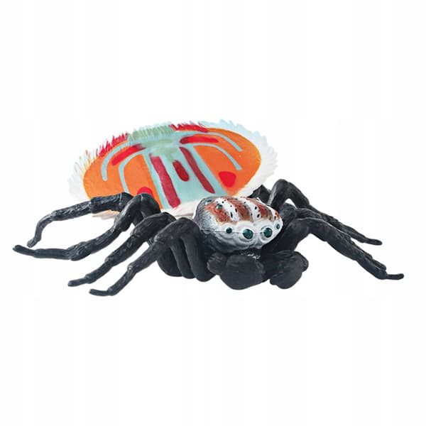 Simulation, Jumping Action, Animal Crafts, PVC Desktop Play Set, Orange