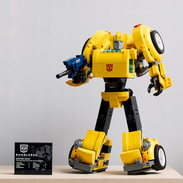 LEGO ICONS 10338 TRANSFORMERS BUMBLEBEE building set – 18+