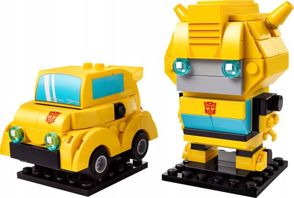 LEGO BrickHeadz 40804 Transformers: Bumblebee Robot and Vehicle