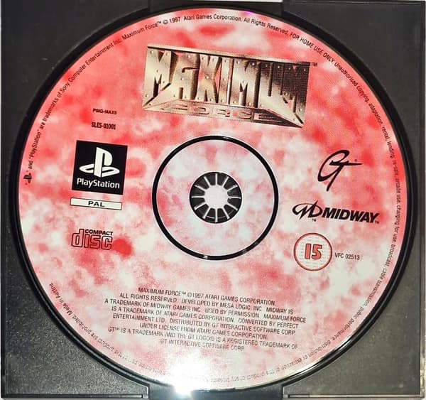 MAXIMUM FORCE PSX – DISC ONLY
