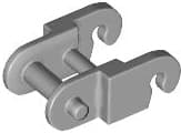 LEGO 3711 Technic Tank Track Link, Light Grey, 100 pieces