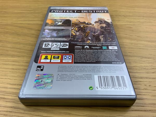 TRANSFORMERS THE GAME – IDEAŁ disc – PSP