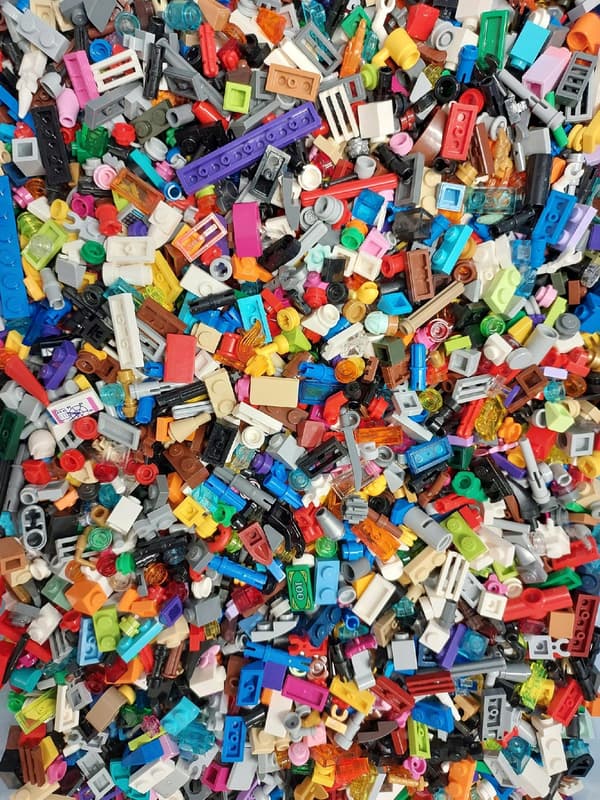 LEGO Small Pieces 400g MIX – colourful, sorted, original small pieces