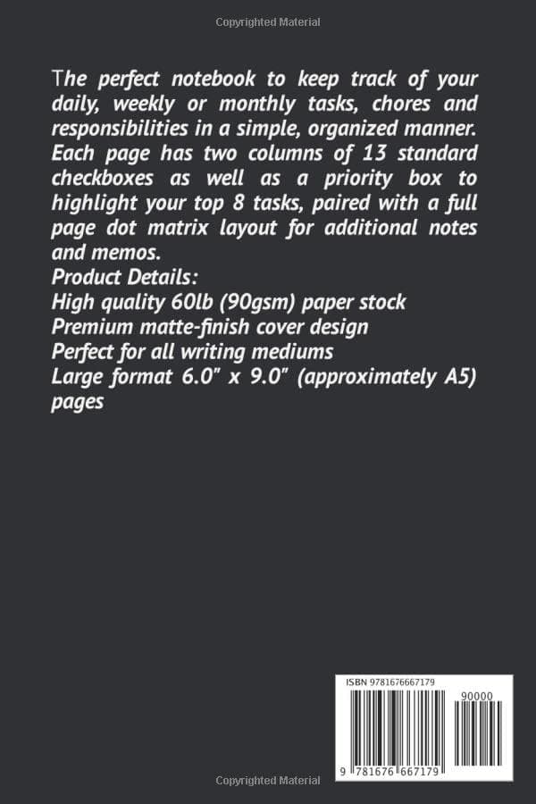 Chaos Coordinator: To-Do List Notebook: To-Do & Dot Grid Matrix: Modern Flo