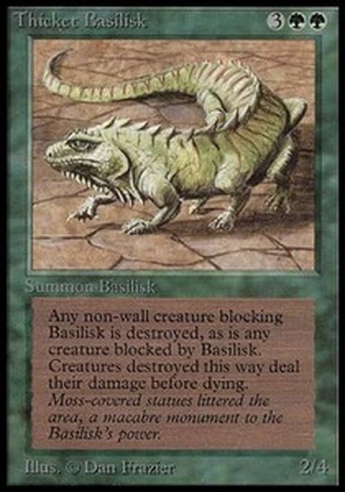 Magic: The Gathering Thicket Basilisk