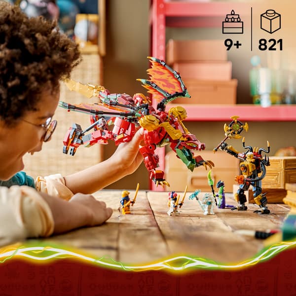 LEGO NINJAGO Wyldfyre Transformable Dragon Mech 71868
