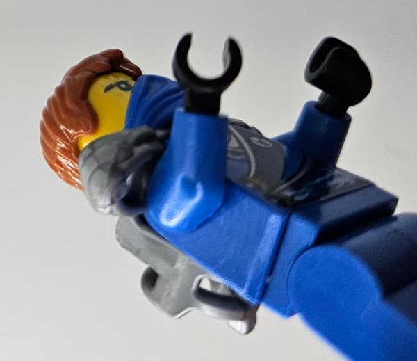 LEGO NINJAGO minifigure njo0103 njo103 Jay (Techno Robe) DEFECT /