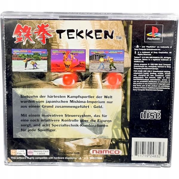 Tekken for PlayStation (PSX, PS1) #1
