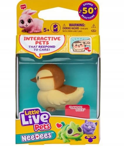 LITTLE LIVE PETS NEEDEES INTERACTIVE FIGURINE: DANDEE DUCK