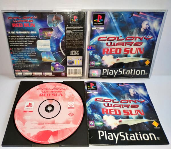 Colony Wars: Red Sun PlayStation (PSX) boxed version