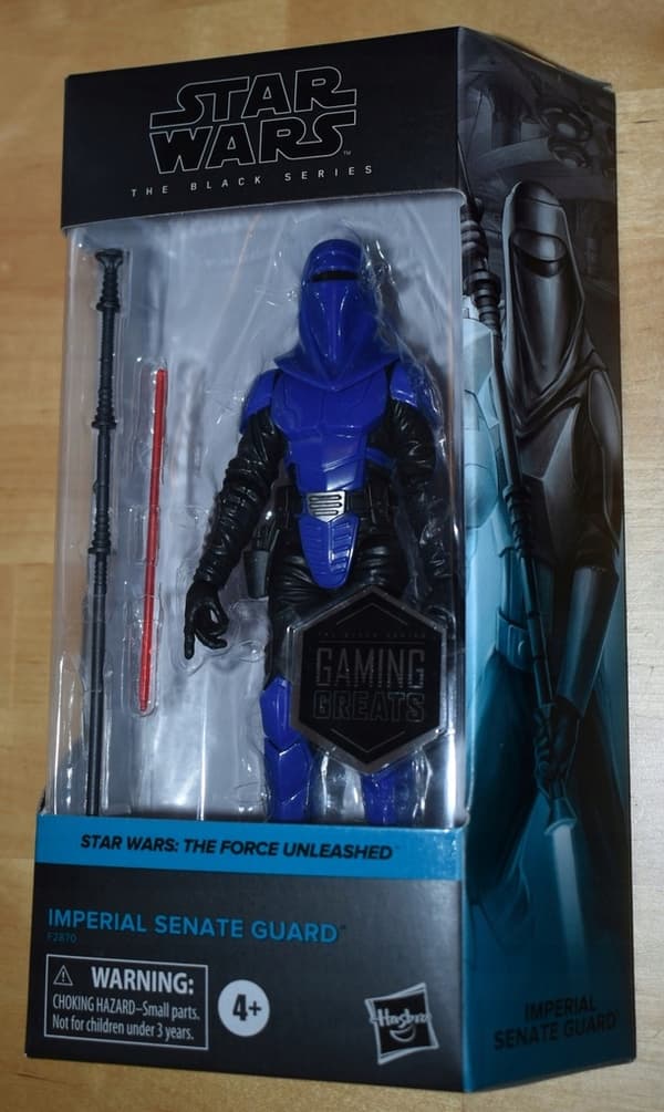 STAR WARS: THE FORCE UNLEASHED BLACK SERIES IMPERIAL SENATE GUARD FIGURE
