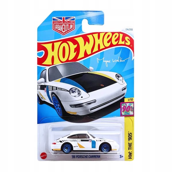 Hot Wheels Porsche Carrera '96, 1:64 scale model