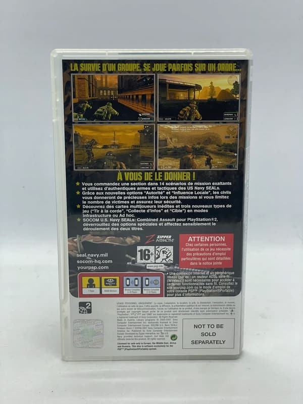 SOCOM US Navy SEALs Fireteam Bravo 2 PSP