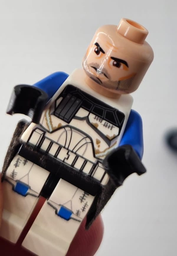 Lego Star Wars minifigure sw0450 Clone Trooper Captain Rex 501st Legion DEFECT /