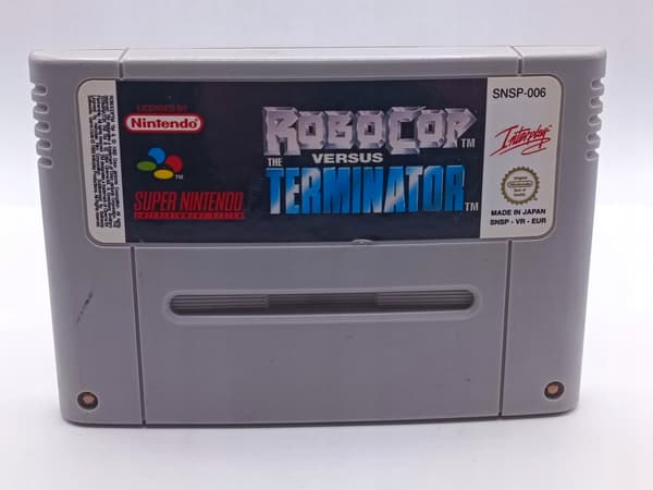 ROBOCOP VERSUS THE TERMINATOR GAME FOR SUPER NINTENDO (SNES) PAL