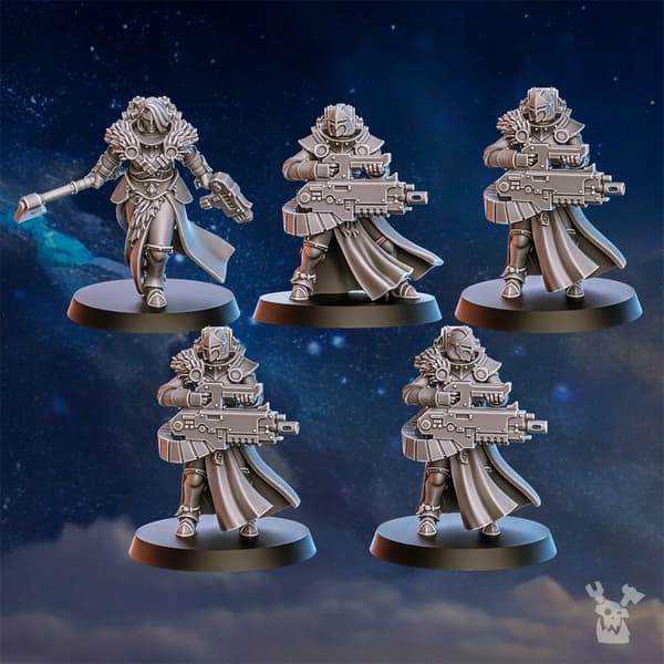 White Fangs Hunters Squad (Heavy) x5 DakkaDakkaSt