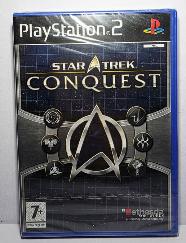 STAR TREK CONQUEST PS2 – BRAND NEW – SEALED –