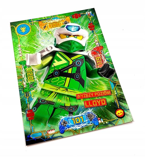LEGO NINJAGO CARD – LLOYD (ADVANCED LEVEL) – XL / LARGE CARD