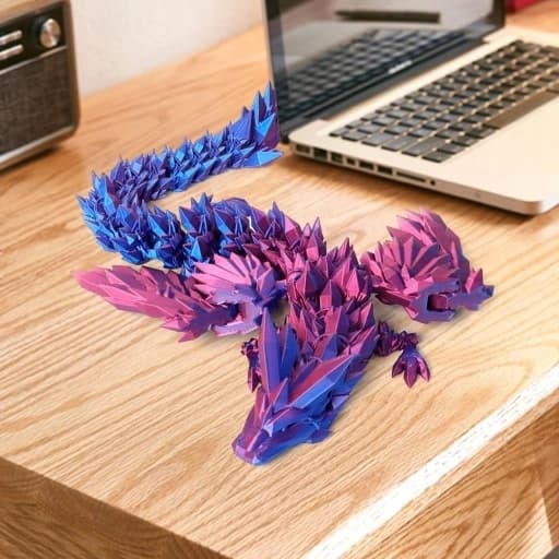 3D Crystal Dragon