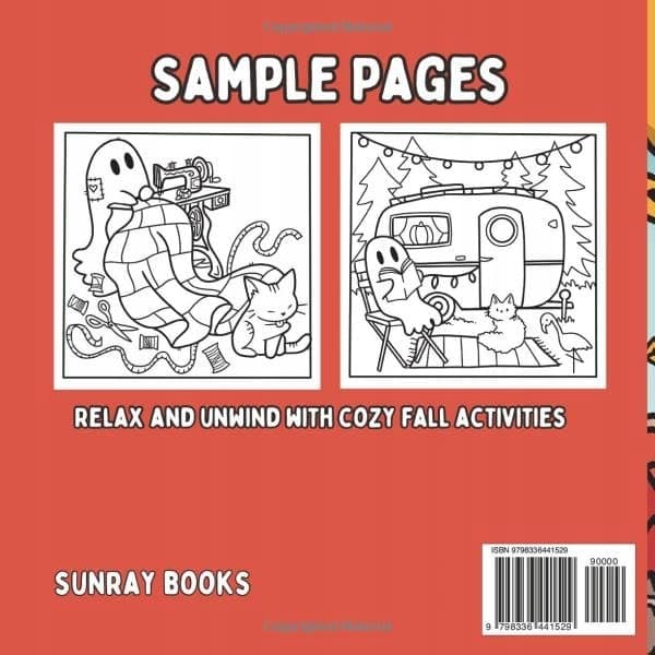 Mortimer, Steph *Cozy Buddies: Cute and Spooky Colouring Book*: Bold and Easy