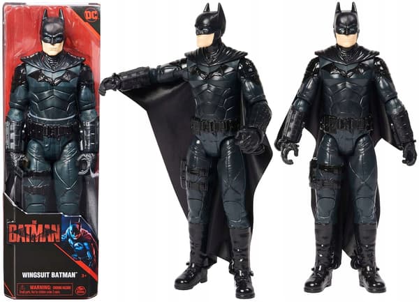 Spin Master DC Comics Batman action figure in a wingsuit, 30 cm