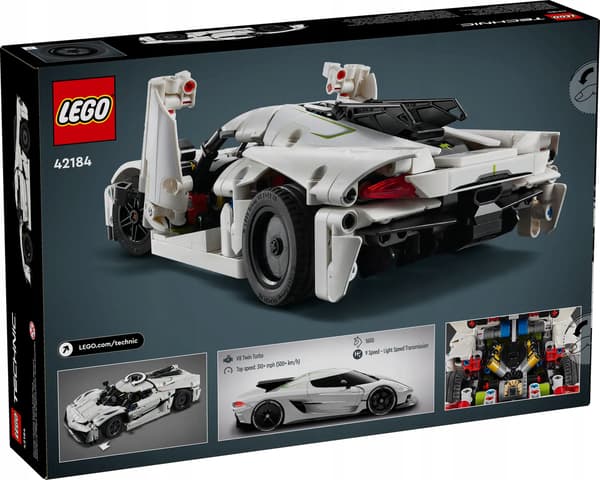 LEGO Technic 42184 White Koenigsegg Jesko Absolut