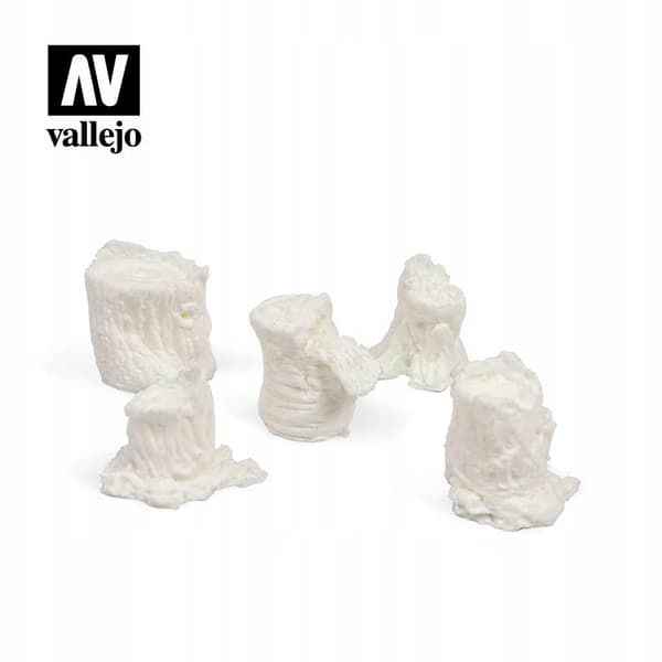 VALLEJO SC306 1:35 Scenics: Small Stumps [RESIN KIT]