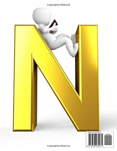 N Notebook / Notebook / N: Size: 8.5 x 11 inches. 120 pages