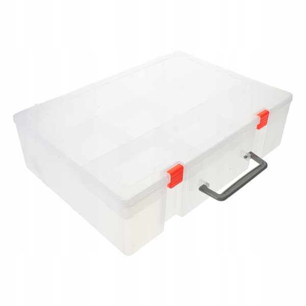 A PRACTICAL CONTAINER FOR SORTING LEGO BRICKS WITH A HANDLE