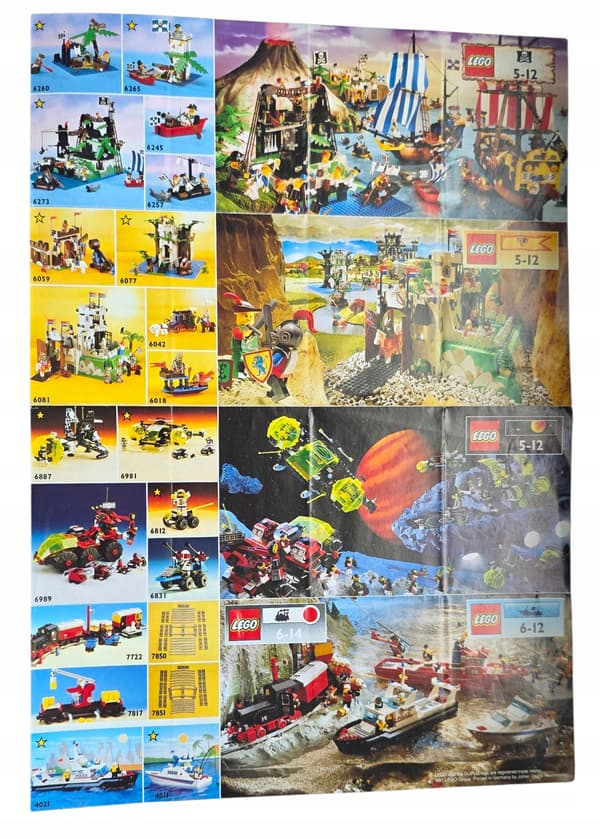 LEGO LEAFLET Poster 1991 Town 833685-OS