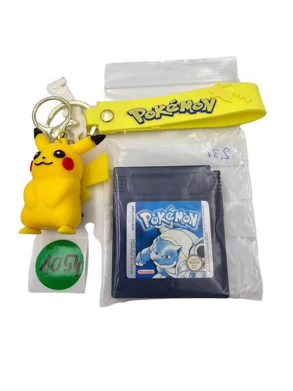 POKÉMON BLUE VERSION (ORIGINAL) + FREE KEYRING