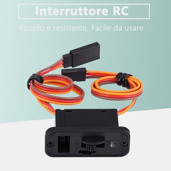 1 x Durable LED RC JR RC On/Off Switch Connectors Remote Control Accessories