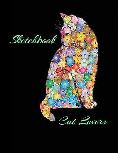 Cat Lovers Sketchbook: Cat Lovers, large sketchbook for drawing,