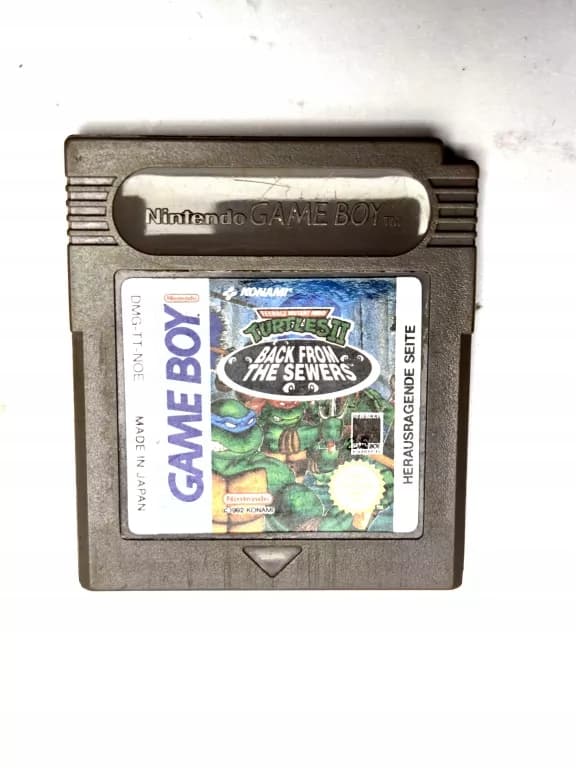 GAMEBOY ADVANCE GAME: TURTLES BACK FROM THE SEWERS