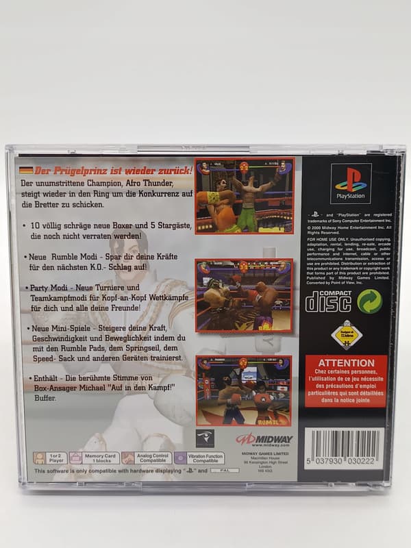 READY 2 RUMBLE BOXING game for Sony PlayStation (PSX) – New replacement box