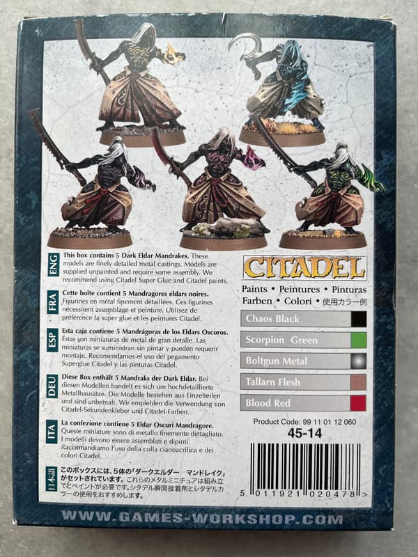 Mandrakes – Drukhari / Dark Eldar – Warhammer 40k – METALL