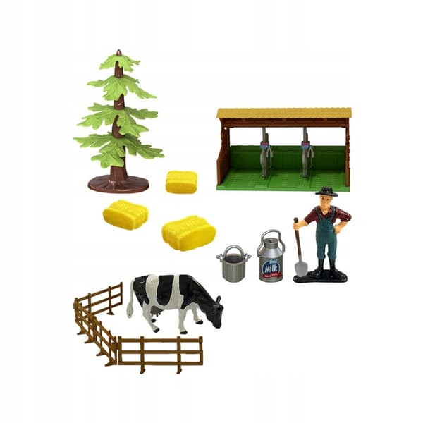 A tractor with sound and lights, featuring a sidetrack and accessories
