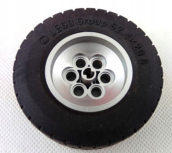 LEGO Technic Wheel 32019 + 32020 Metallic Silver