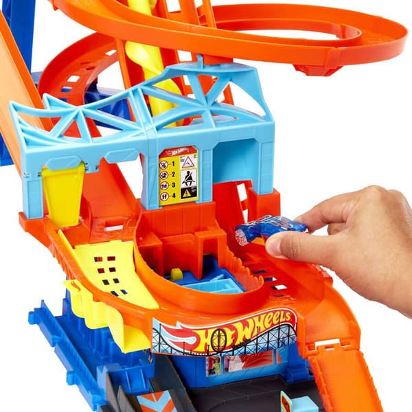 Hot Wheels Rally Rollercoaster Set with Motor HDP04