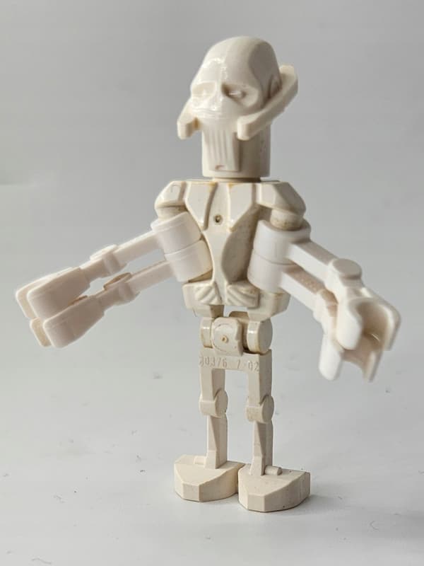 Lego Star Wars minifigure sw0134 sw0134a General Grievous DEFECT /