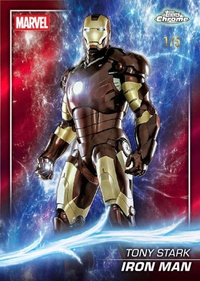 2025 Topps Marvel Studios Chrome – Value Box: SPIDER-MAN, DEADPOOL, IRON MAN