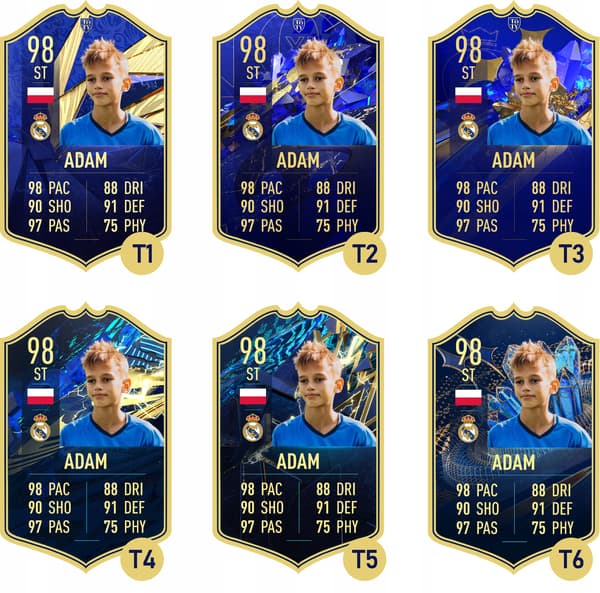 FIFA 22 Personalised FUT Super Gift Card A3