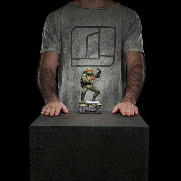 IRON STUDIOS TMNT – Michelangelo, 1:10 – 19 cm