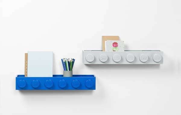 LEGO LONG SHELF, 6 BRICKS, GREY 41121740